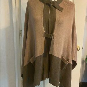 Lucca Couture Sweater Poncho Cardigan XS/S